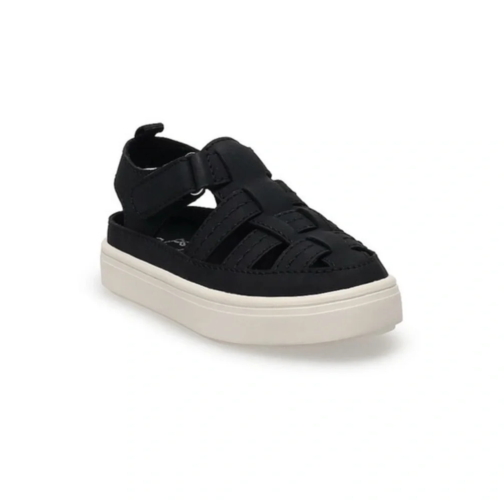 Jumping Beans Black and White Kids Sandals